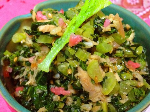 おつまみ、飯友に！大根葉とツナの塩麹炒り